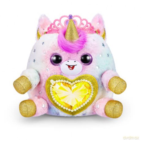 Rainbocorns Fairycorn Princess Series 6 Ruby the Unicorn - Collectible Plush - Magical Fairy Princess Surprises, Cuddle Plush Stuffed Animal, Stickers (Unicorn)