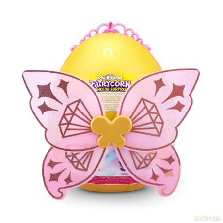 Rainbocorns Fairycorn Princess Series 6 Ruby the Unicorn - Collectible Plush - Magical Fairy Princess Surprises, Cuddle Plush Stuffed Animal, Stickers (Unicorn)