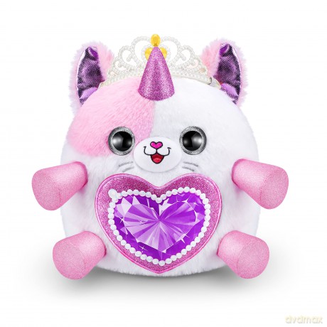 Rainbocorns Fairycorn Princess Series 6 Tee-Are the Kitty - Collectible Plush - Magical Fairy Princess Surprises, Cuddle Plush Stuffed Animal, Stickers (Kitty)