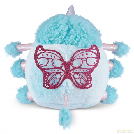 Rainbocorns Fairycorn Surprise Series 4, Poodle - Collectible Plush - Magical Fairy Surprises, 28 cm, Cuddle Plush Stuffed Animal, Wearable Fairy Wings, Stickers, Slime (Poodle)