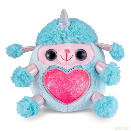 Rainbocorns Fairycorn Surprise Series 4, Poodle - Collectible Plush - Magical Fairy Surprises, 28 cm, Cuddle Plush Stuffed Animal, Wearable Fairy Wings, Stickers, Slime (Poodle)