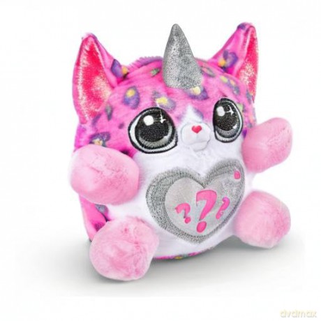 Rainbocorns Kittycorn Surprise Series 1, Clover the Exotic Cat - Collectible Plush - 10 Surprises to Unbox, Peel and Reveal Heart, stickers, Ages 3+ (Exotic Cat)
