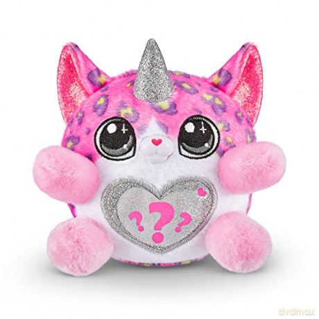 Rainbocorns Kittycorn Surprise Series 1, Clover the Exotic Cat - Collectible Plush - 10 Surprises to Unbox, Peel and Reveal Heart, stickers, Ages 3+ (Exotic Cat)