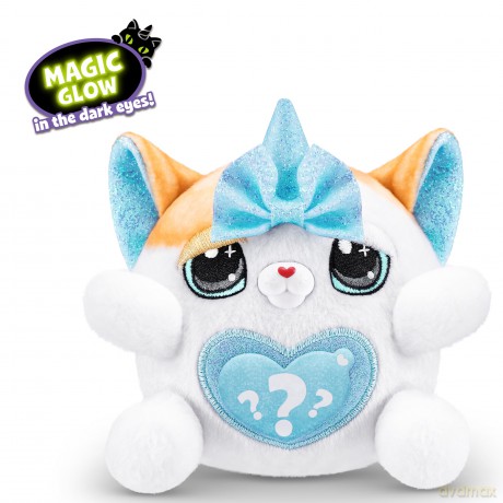 Rainbocorns Kittycorn Surprise Series 2, Pomme the Exotic Cat - Collectible Plush - 10 Surprises to Unbox, Peel and Reveal Heart, stickers, Ages 3+ (Exotic Cat)