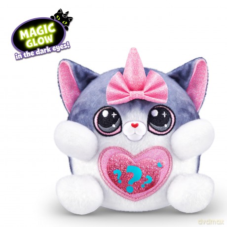 Rainbocorns Kittycorn Surprise Series 2, Starla the American Short Hair Cat - Collectible Plush - 10 Surprises to Unbox, Peel and Reveal Heart, stickers, Ages 3+ (American Short Hair)
