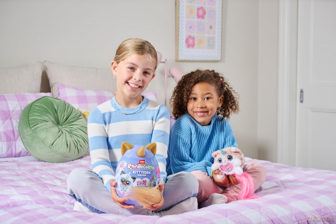 Rainbocorns Kittycorn Surprise Series 3 Maine Coon (Cleo) by ZURU, Plush Toy, Collectible Plush Stuffed Animal, Surprise Eggs for Girls (Maine Coon)