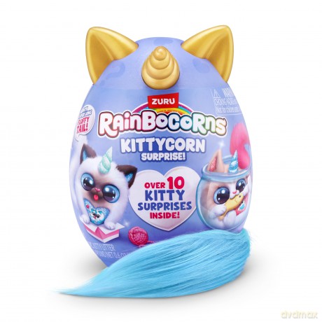 Rainbocorns Kittycorn Surprise Series 3 Maine Coon (Cleo) by ZURU, Plush Toy, Collectible Plush Stuffed Animal, Surprise Eggs for Girls (Maine Coon)