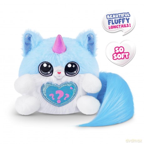 Rainbocorns Kittycorn Surprise Series 3 Maine Coon (Cleo) by ZURU, Plush Toy, Collectible Plush Stuffed Animal, Surprise Eggs for Girls (Maine Coon)