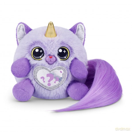 Rainbocorns Kittycorn Surprise Series 3 Ragamuffin (Fluffles) by ZURU, Plush Toy, Collectible Plush Stuffed Animal, Surprise Eggs for Girls (Ragamuffin)