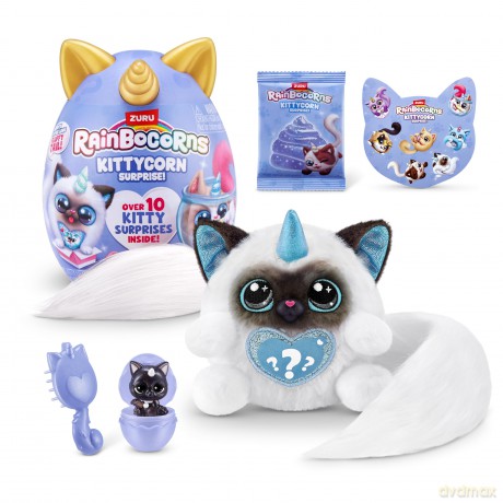 Rainbocorns Kittycorn Surprise Series 3 Ragdoll (Dolly) by ZURU, Plush Toy, Collectible Plush Stuffed Animal, Surprise Eggs for Girls (Ragdoll)