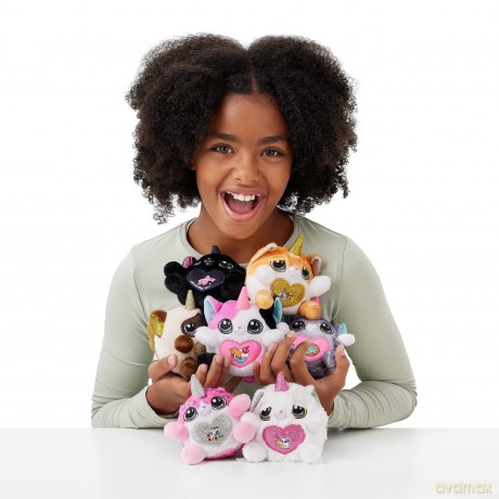 Rainbocorns Kittycorn Surprise, Nori the American Shorthair - Collectible Plush - 10 Surprises to Unbox, Peel and Reveal Heart, stickers, slime, Ages 3+ (American Shorthair)