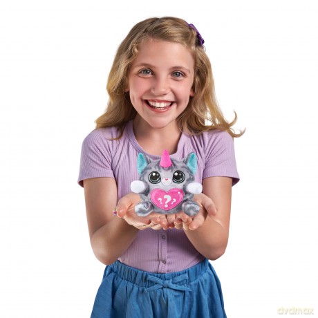 Rainbocorns Kittycorn Surprise, Nori the American Shorthair - Collectible Plush - 10 Surprises to Unbox, Peel and Reveal Heart, stickers, slime, Ages 3+ (American Shorthair)