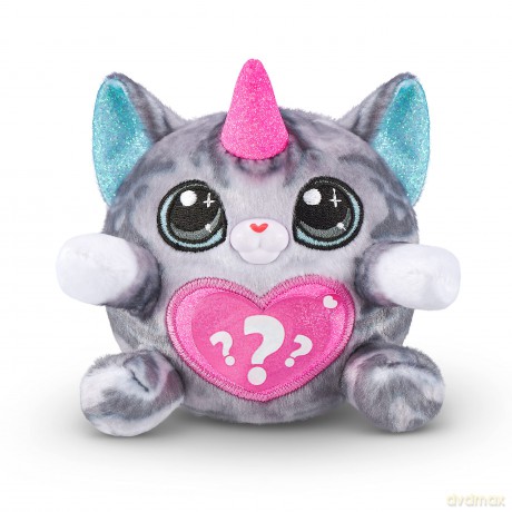 Rainbocorns Kittycorn Surprise, Nori the American Shorthair - Collectible Plush - 10 Surprises to Unbox, Peel and Reveal Heart, stickers, slime, Ages 3+ (American Shorthair)