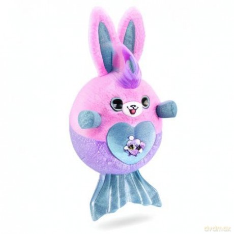 Rainbocorns Mermaidcorn Series 7 Coral the Bunny - Collectible Plush - Mermaid Surprises, Cuddle Plush Stuffed Animal (Bunny)