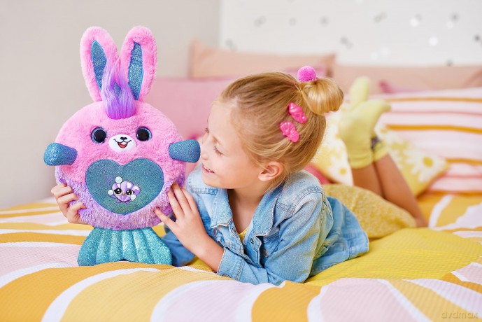 Rainbocorns Mermaidcorn Series 7 Shelly the Elephant - Collectible Plush - Mermaid Surprises, Cuddle Plush Stuffed Animal, Stickers (Elephant)
