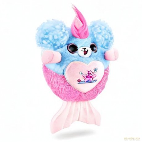 Rainbocorns Mermaidcorn Series 7 Sirena the Puppy - Collectible Plush - Mermaid Surprises, Cuddle Plush Stuffed Animal, Stickers (Puppy)