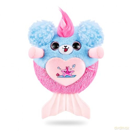 Rainbocorns Mermaidcorn Series 7 Sirena the Puppy - Collectible Plush - Mermaid Surprises, Cuddle Plush Stuffed Animal, Stickers (Puppy)