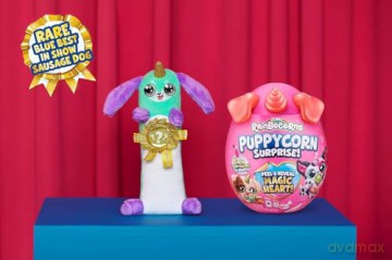 Rainbocorns Sparkle Heart Surprise, Puppycorn Series 2, Puppycorn Surprise, Chiquita the Chihuahua - Collectible Plush - 7 Layers of Surprises, Peel and Reveal Heart, Ages 3+ (Chihuahua)