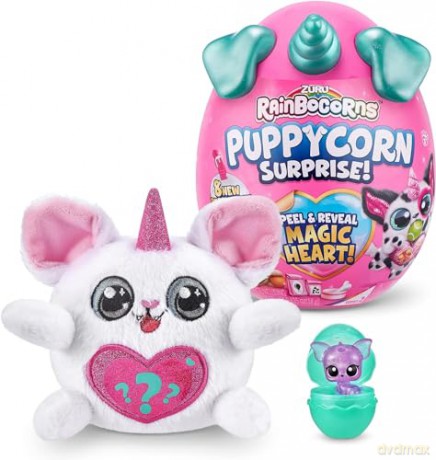 Rainbocorns Sparkle Heart Surprise, Puppycorn Series 2, Puppycorn Surprise, Chiquita the Chihuahua - Collectible Plush - 7 Layers of Surprises, Peel and Reveal Heart, Ages 3+ (Chihuahua)
