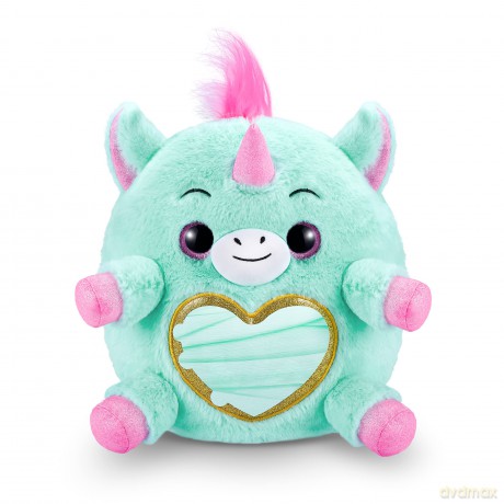 Rainbocorns Unicorn Rescue Surprise, Disco - Collectible Plush - Giant Egg, Over 25 Surprises Inside, 35 cm, Cuddle Plush Stuffed Animal, Rings, Stickers, Wearable Accessories (Disco Unicorn)