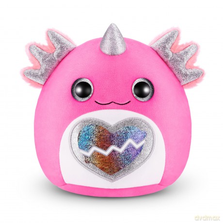 Rainbocorns ZURU Eggzania Mini Mania, Axolotl, by ZURU Plush Surprise Unboxing with Animal Soft Toy, Idea for Girls with Imaginary Play (Axolotl)