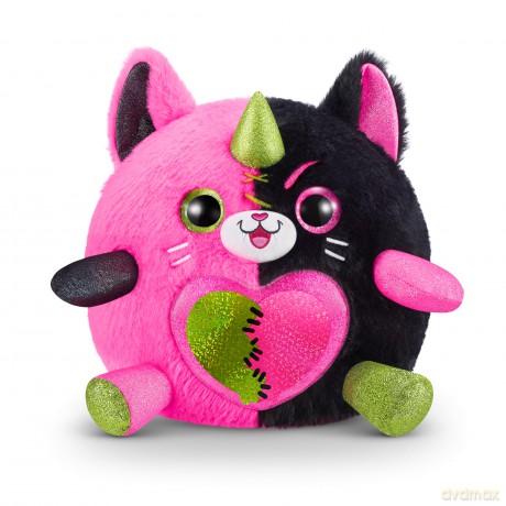 Rainbocorns ZURU Monstercorn Surprise, Cat, by ZURU Surprise Unboxing Soft Toy, Fantasy Monster Gifts for Girls, Imaginary Play with Wearable Accessories (Cat)