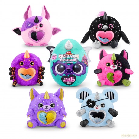 Rainbocorns ZURU Monstercorn Surprise, Rat, by ZURU Surprise Unboxing Soft Toy, Fantasy Monster Gifts for Girls, Imaginary Play with Wearable Accessories (Rat)