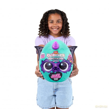 Rainbocorns ZURU Monstercorn Surprise, Rat, by ZURU Surprise Unboxing Soft Toy, Fantasy Monster Gifts for Girls, Imaginary Play with Wearable Accessories (Rat)