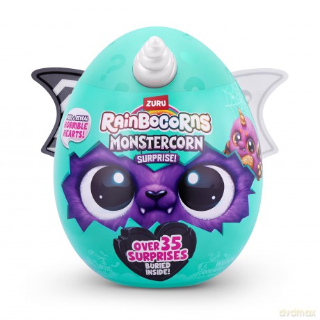 Rainbocorns ZURU Monstercorn Surprise, Rat, by ZURU Surprise Unboxing Soft Toy, Fantasy Monster Gifts for Girls, Imaginary Play with Wearable Accessories (Rat)