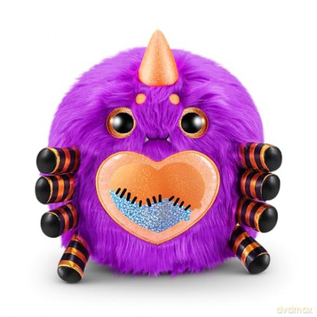 Rainbocorns ZURU Monstercorn Surprise, Spider, by ZURU Surprise Unboxing Soft Toy, Fantasy Monster Gifts for Girls, Imaginary Play with Wearable Accessories (Spider)