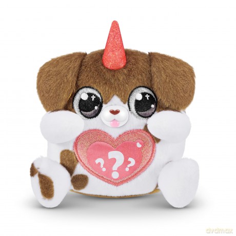 Rainbocorns ZURU Puppycorn Scent Surprise, Brown Dalmatian, by ZURU Surprise Unboxing Soft Toy, Scented Puppy Plush for Girls (Brown Dalmatian)