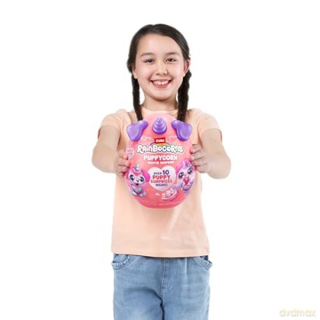 Rainbocorns ZURU Puppycorn Scent Surprise, Hound Dog, by ZURU Surprise Unboxing Soft Toy, Scented Puppy Plush for Girls (Hound Dog)