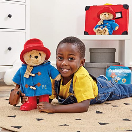 Rainbow Designs Classic Paddington with Boots and Suitcase 36cm (not suitable for children under 10 Months)