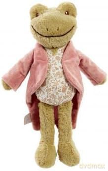 Rainbow Designs Jeremy Fisher Deluxe Soft Frog Toy - Frog Teddy from the Peter Rabbit Signature Collection - Soft Cuddly Plush Toy