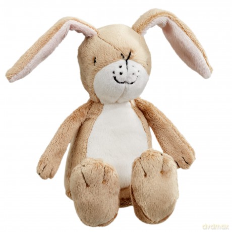 Rainbow Designs Little Nutbrown Hare Rattle Toy - Infant Sensory Toys | Soft Plush Baby Rattle for Newborns