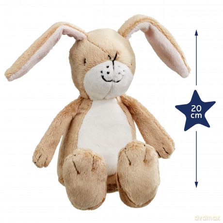 Rainbow Designs Little Nutbrown Hare Rattle Toy - Infant Sensory Toys | Soft Plush Baby Rattle for Newborns