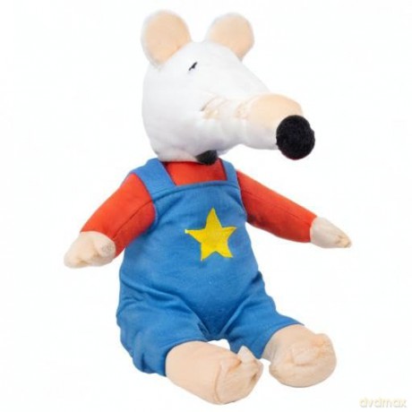 Rainbow Designs Maisy Soft Toy - Soft Stuffed Mouse with Velvety Tail, Maisy Mouse Early Years Book Adventure Character - Great for Bedtime Stories