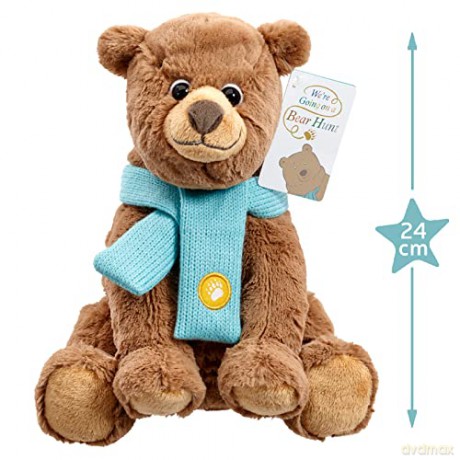Rainbow Designs Official Were Going On a Bear Hunt - Super Soft Brown Bear Toy For Toddlers and Babies, 24cm