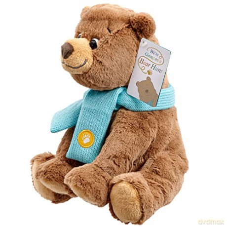 Rainbow Designs Official Were Going On a Bear Hunt - Super Soft Brown Bear Toy For Toddlers and Babies, 24cm