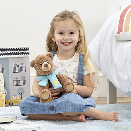 Rainbow Designs Official Were Going On a Bear Hunt - Super Soft Brown Bear Toy For Toddlers and Babies, 24cm