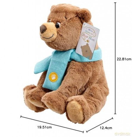Rainbow Designs Official Were Going On a Bear Hunt - Super Soft Brown Bear Toy For Toddlers and Babies, 24cm