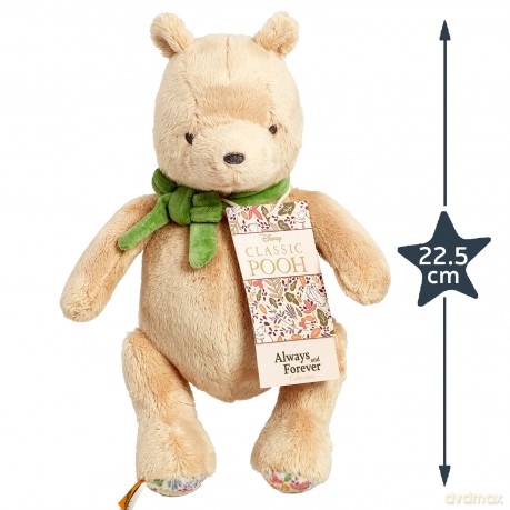 Rainbow Designs Official Winnie The Pooh - Always and Forever Soft Cuddly Teddy Bear for Babies and Toddlers Toy, 22.5cm