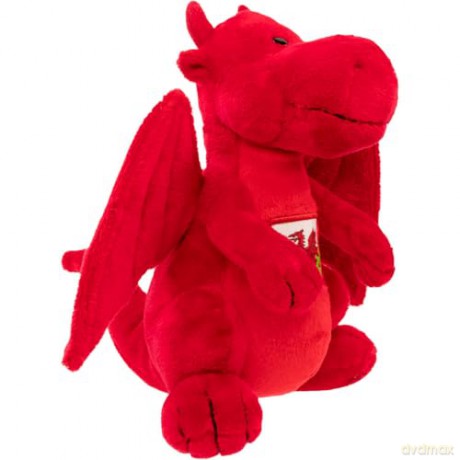 Red Dragon plush toy with Welsh Flag (14646)