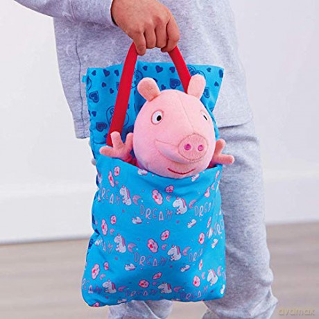 SLEEPOVER PEPPA SOFT TOY BEDTIME LULLABY TOY WITH LIGHTS AND SOUNDS PRESCHOOL GIFT AGE 3, 4, 5