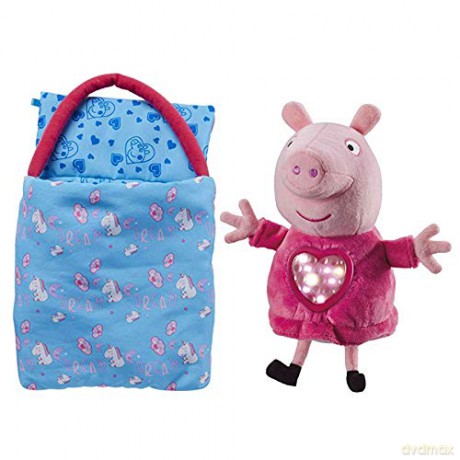 SLEEPOVER PEPPA SOFT TOY BEDTIME LULLABY TOY WITH LIGHTS AND SOUNDS PRESCHOOL GIFT AGE 3, 4, 5