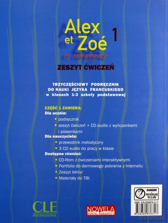 Alex Et Zoe 1 Cahier d'activites [KSIĄŻKA]