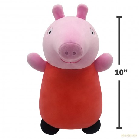SQUISHMALLOWS SQPP00004 Peppa Pig 10-Inch Medium-Sized Ultrasoft Official Plush, M, Pink