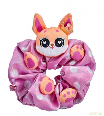 Scrunchmiez 96546 Giant Giantz, These Cute Oversized scrunchies Magically Transform from Hair Accessory to Lovable Plush Collectible Friend and Backpack Clip, Multicolor, 1 Count (Pack of 1)