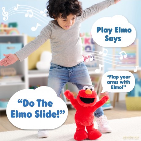 Sesame Street Elmo Slide Plush