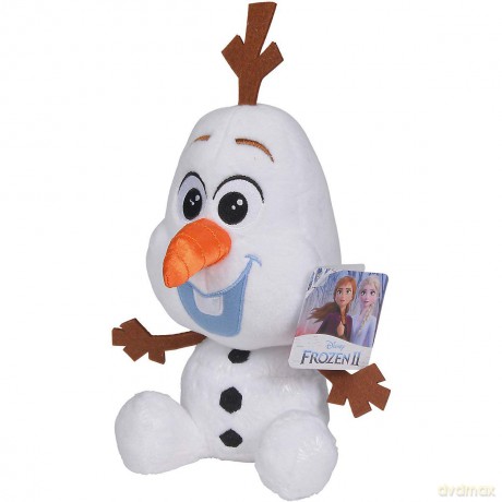 Simba - Disney Frozen Olaf Soft Toy, 6315877566, +0 Years, with Sparkling Hair, 35 cm